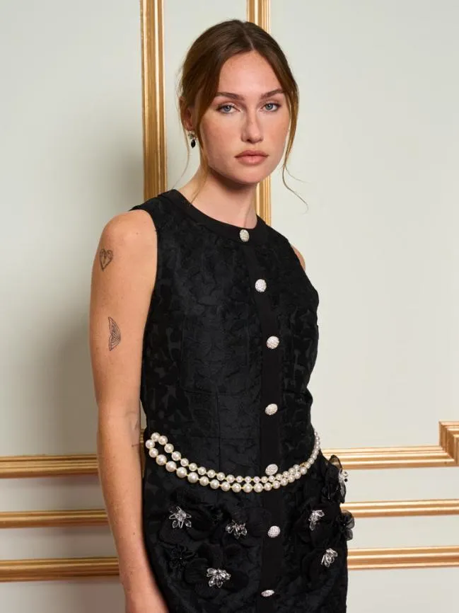 Womenswear DREAM Papillon Applique Mini Dress Ink Black Sister Jane