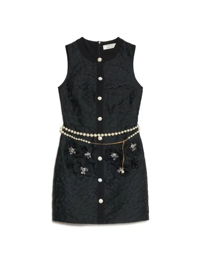 Womenswear DREAM Papillon Applique Mini Dress Ink Black Sister Jane