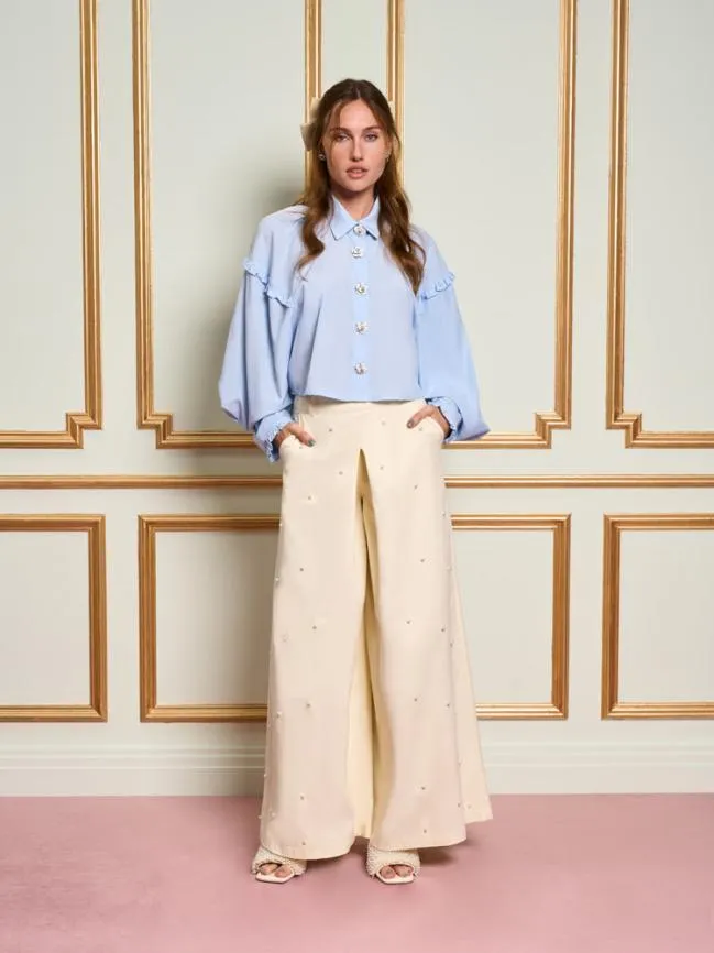 Womenswear DREAM Renne Rose Blouse Baby Blue Sister Jane Womenswear DREAM Renne Rose Blouse Baby Blue Sister Jane
