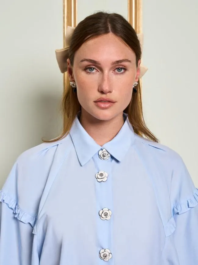 Womenswear DREAM Renne Rose Blouse Baby Blue Sister Jane Womenswear DREAM Renne Rose Blouse Baby Blue Sister Jane