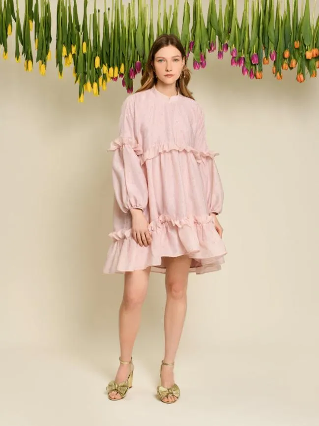 Womenswear DREAM Scents Organza Tiered Dress Pearled Ivory Sister Jane Womenswear DREAM Scents Organza Tiered Dress Pearled Ivory Sister Jane