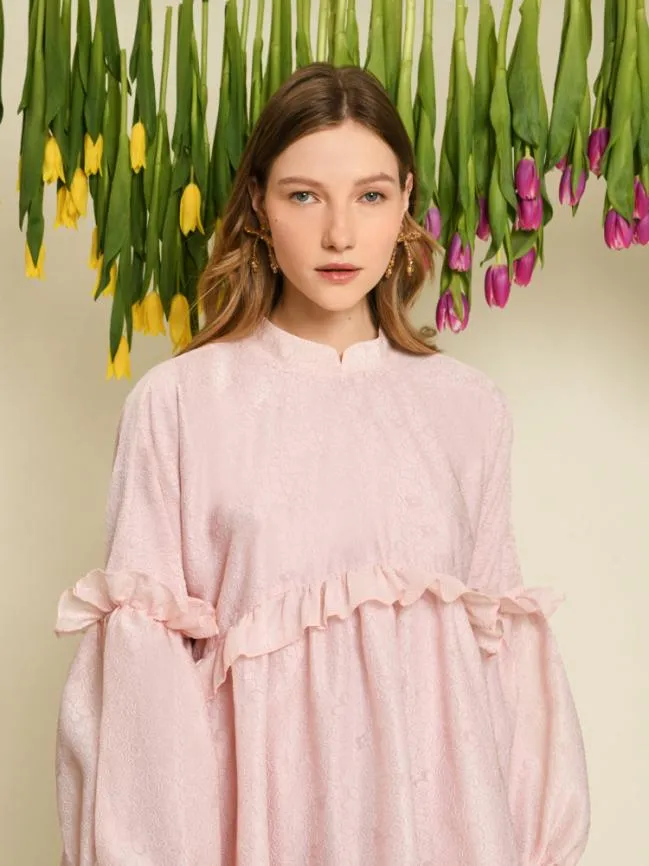 Womenswear DREAM Scents Organza Tiered Dress Pearled Ivory Sister Jane Womenswear DREAM Scents Organza Tiered Dress Pearled Ivory Sister Jane