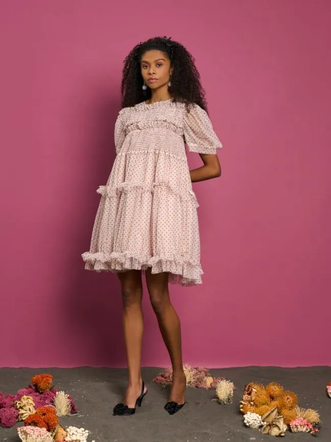 Womenswear DREAM Seahorse Tulle Mini Dress Nude Sister Jane Womenswear DREAM Seahorse Tulle Mini Dress Nude Sister Jane