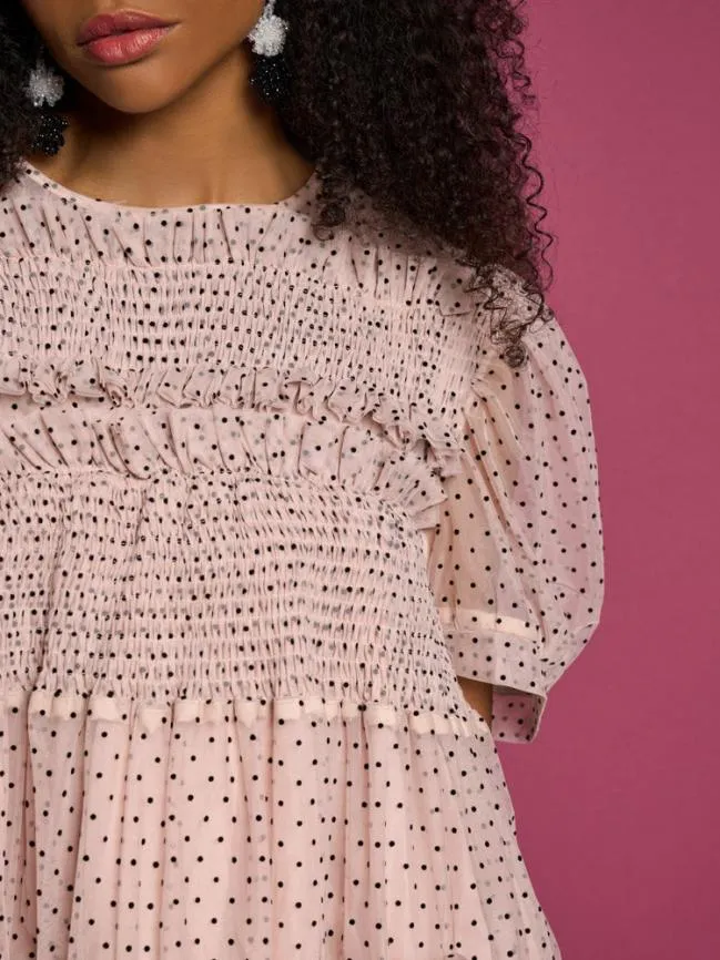 Womenswear DREAM Seahorse Tulle Mini Dress Nude Sister Jane Womenswear DREAM Seahorse Tulle Mini Dress Nude Sister Jane