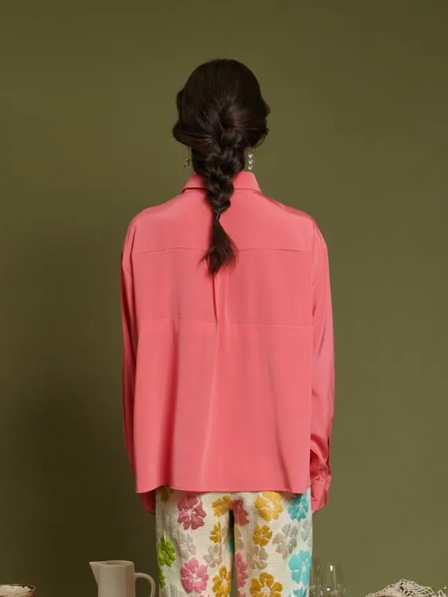 Womenswear Ghospell Margot Bows Shirt Brink Pink Sister Jane