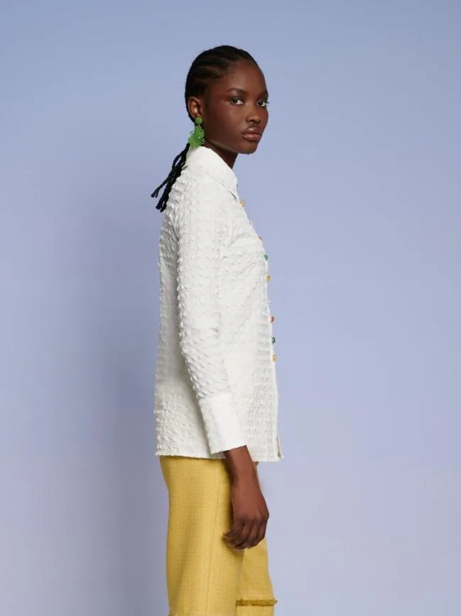 Womenswear Ghospell Nikita Button Shirt Brillant White Sister Jane Womenswear Ghospell Nikita Button Shirt Brillant White Sister Jane