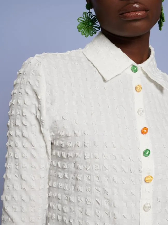 Womenswear Ghospell Nikita Button Shirt Brillant White Sister Jane Womenswear Ghospell Nikita Button Shirt Brillant White Sister Jane