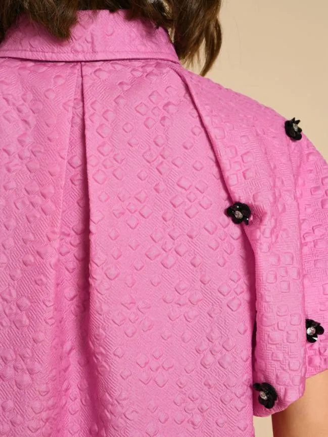 Womenswear Maude Embellished Shirt China Pink Sister Jane