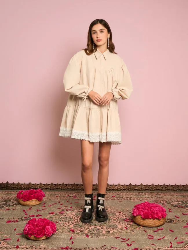 Womenswear Primrose Shirt Dress Gardenia Cream Sister Jane