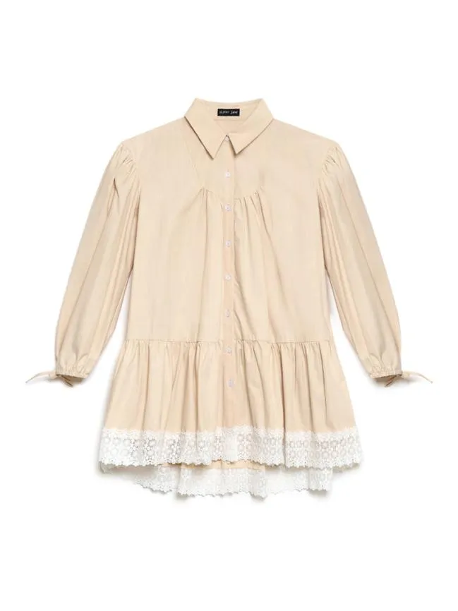 Womenswear Primrose Shirt Dress Gardenia Cream Sister Jane