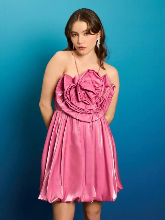 Womenswear Sea Peony Mini Dress Blush Pink Sister Jane