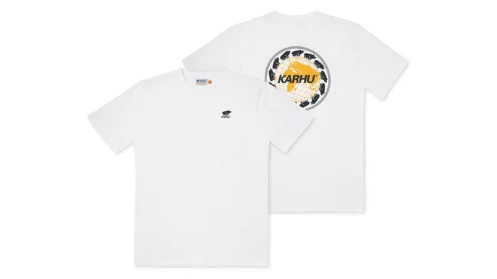 Worldwide Tshirt 8211 White India Ink Men Karhu TShirts