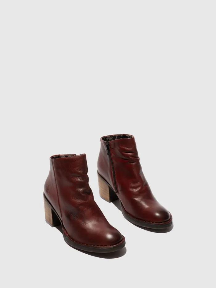 Zip Up Ankle Boots BELL061FLY OXBLOOD Women Fly London Ankle Boots
