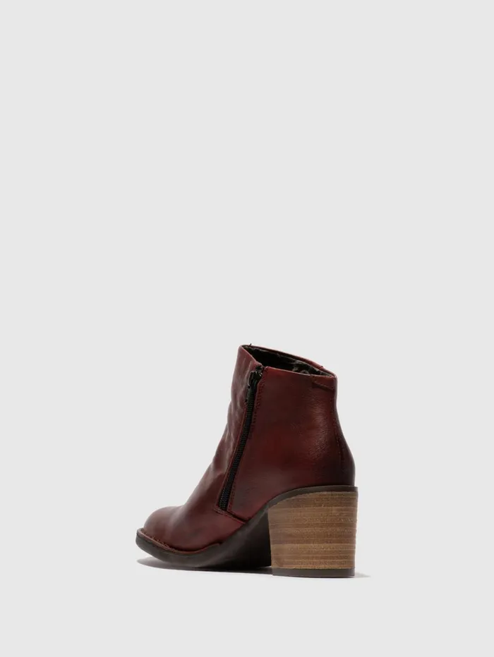 Zip Up Ankle Boots BELL061FLY OXBLOOD Women Fly London Ankle Boots