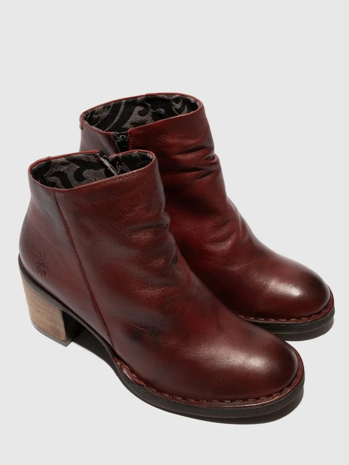 Zip Up Ankle Boots BELL061FLY OXBLOOD Women Fly London Ankle Boots