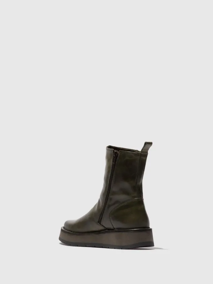 Zip Up Ankle Boots RENO053FLY DIESEL Women Fly London Ankle Boots