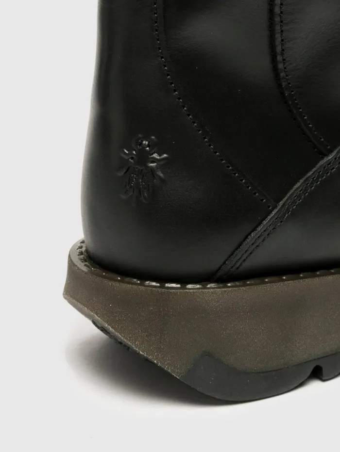 Zip Up Boots MOL 2 BLACK Women Fly London Boots